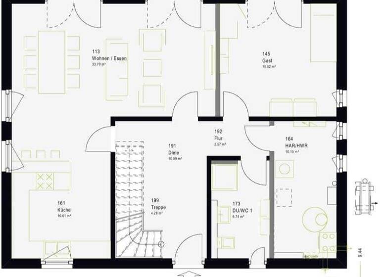 Einfamilienhaus zum Kauf - Erstbezug provisionsfrei 440.000 € 6 Zimmer 184 m² 600 m² Grundstück Grimma 04668