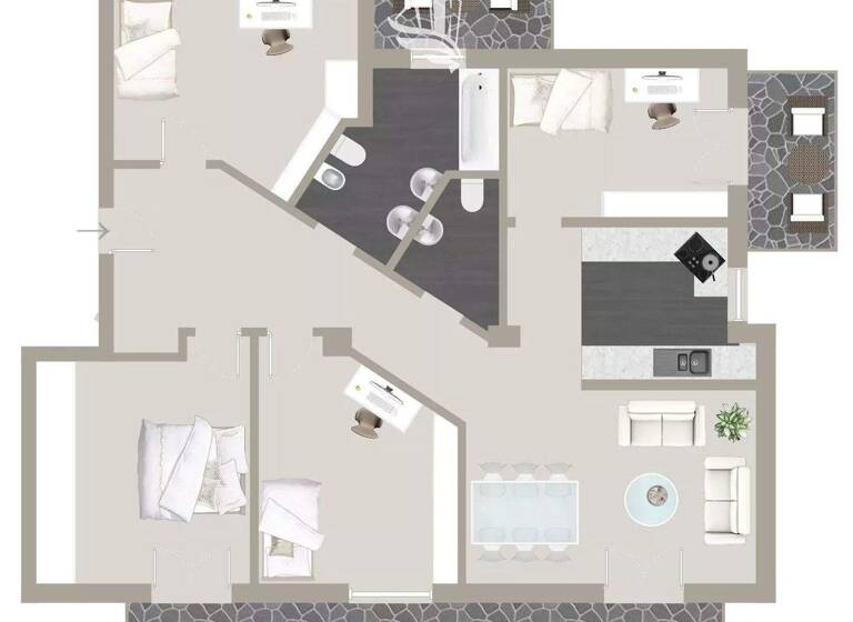 Studio zum Kauf 490.000 € 4 Zimmer 137 m² Meran 39012