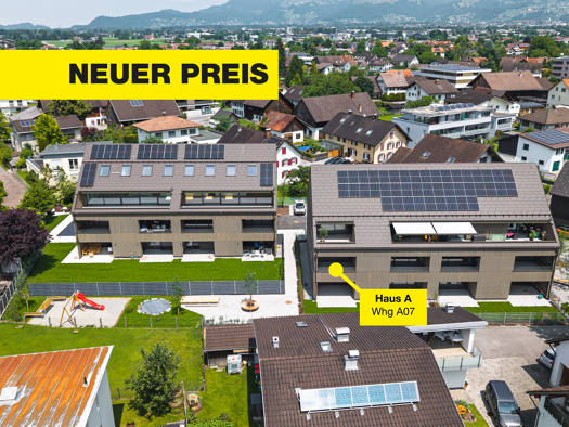 Terrassenwohnung zum Kauf - Erstbezug 622.000 € 4 Zimmer 87,3 m² Ringstraße 19 Feldkirch 6800