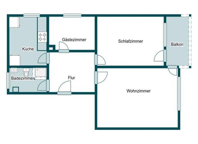 Wohnung zum Kauf 165.000 € 3 Zimmer 64,3 m² 2. Geschoss Bad Urach 72574