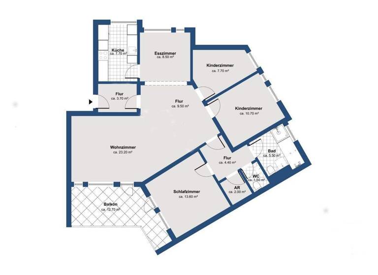 Wohnung zum Kauf 340.000 € 4 Zimmer 100 m² 2. Geschoss Ahrensburg 22926