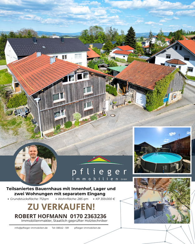 Haus zum Kauf 359.000 € 12 Zimmer 285 m² 712 m² Grundstück Siebenhasen Tittling 94104