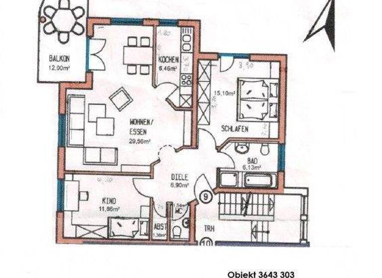 Wohnung zum Kauf als Kapitalanlage geeignet 425.000 € 3 Zimmer 84,9 m² Bad Vilbel 61118