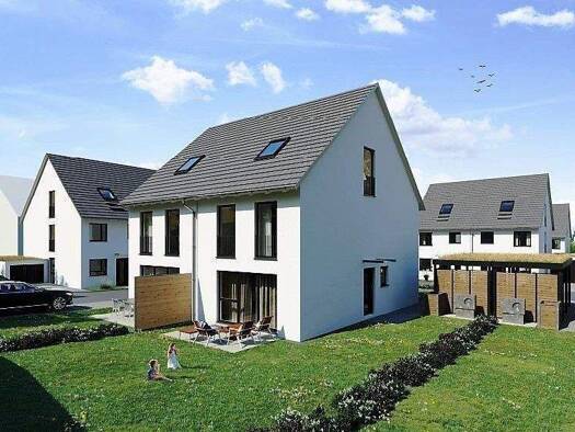 Doppelhaushälfte zum Kauf - Neubau provisionsfrei 475.000 € 5 Zimmer 128,2 m² 336,2 m² Grundstück frei ab sofort Neibsheim Bretten 75015