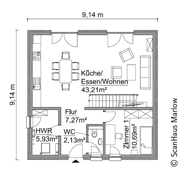 Einfamilienhaus zum Kauf 424.387 € 5 Zimmer 132 m²<br/>Wohnfläche 933 m²<br/>Grundstück Roßbach Braunsbedra / Großkayna 06242