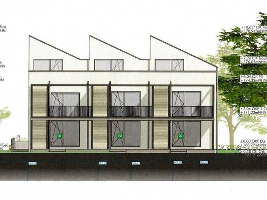 Terrassenwohnung zur Miete - Erstbezug 1.036 € 2 Zimmer 61 m² 3 Geschosse frei ab sofort Robert-Koch-Str. 102 Venusberg Bonn 53127