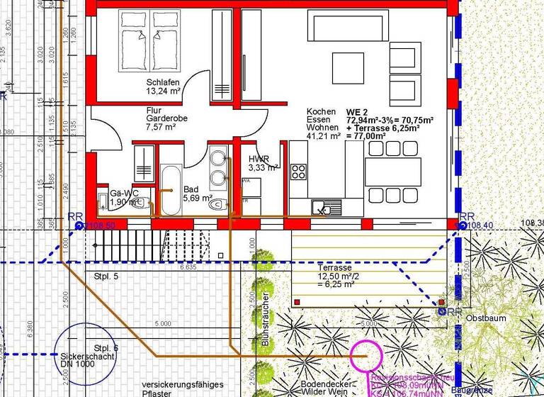 Wohnung zum Kauf - Erstbezug 2 Zimmer 78 m² frei ab 01.12.2026 Kahl am Main 63796