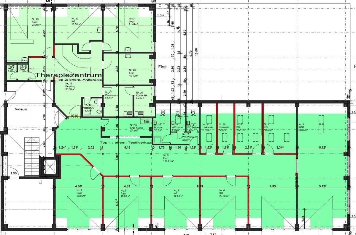 Büro-/Praxisfläche zur Miete 2.500 € 325 m²<br/>Bürofläche Kalb-Siedlung / Weikershof 60 Fürth 90763