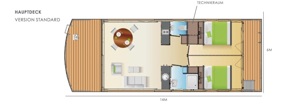 Einfamilienhaus zum Kauf provisionsfrei 297.000 € 3 Zimmer 44 m²<br/>Wohnfläche 66 m²<br/>Grundstück Peenemünde 17449