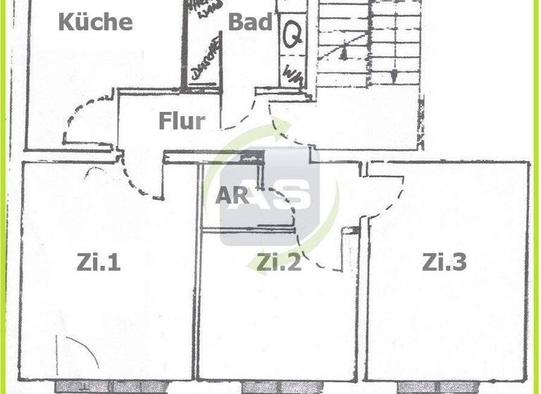 Wohnung zur Miete 595 € 3 Zimmer 82,1 m² 1. Geschoss Hauptstraße 18 Oberschindmaas Dennheritz 08393