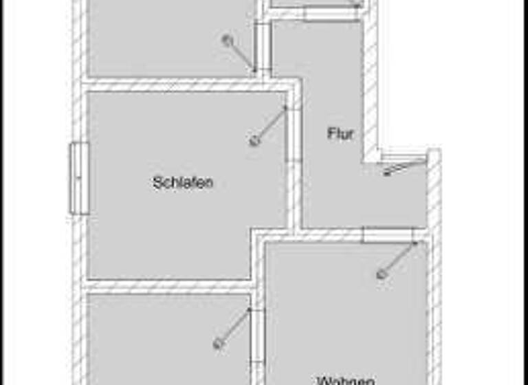 Wohnung zur Miete 290 € 3 Zimmer 58 m² EG Schmölln 04626