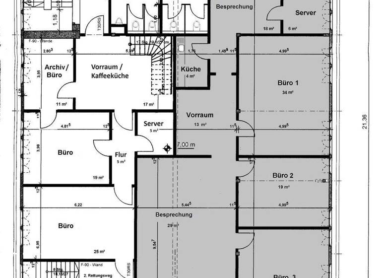 Büro zur Miete 1.875 € 240 m² Bürofläche Ohligs-Aufderhöhe Solingen 42699