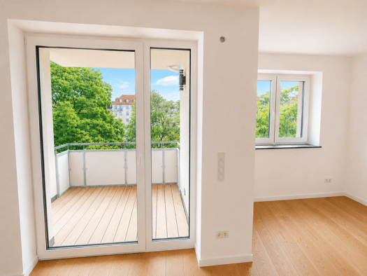 Wohnung zur Miete - Erstbezug 890 € 3 Zimmer 65,7 m² 2. Geschoss frei ab 01.09.2026 Schwartzestraße Kleinzschocher Leipzig 04229