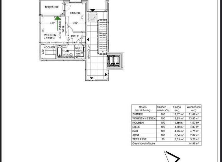 Wohnung zum Kauf provisionsfrei 359.900 € 2 Zimmer 45 m² EG Kronberg 61476