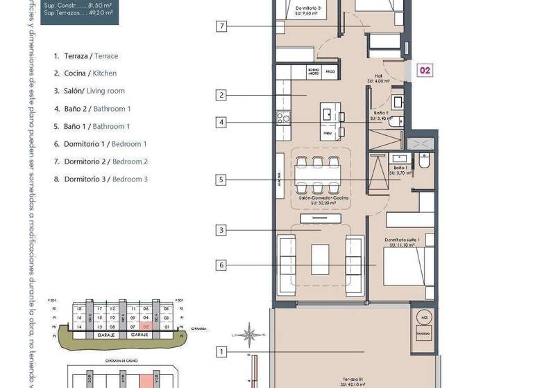Terrassenwohnung zum Kauf provisionsfrei 309.900 € 4 Zimmer 81 m² Calle Rambla  31 Benijofar 03178