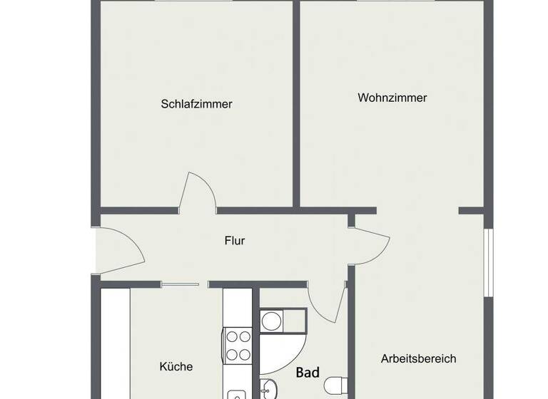 Wohnung zum Kauf 80.000 € 2 Zimmer 66 m² Suhl 98527