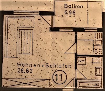 Wohnung zur Miete 240 € 1 Zimmer 37 m²<br/>Wohnfläche 1.<br/>Geschoss ab sofort<br/>Verfügbarkeit Straße des Friedens 33 Kaulsdorf Kaulsdorf 07338