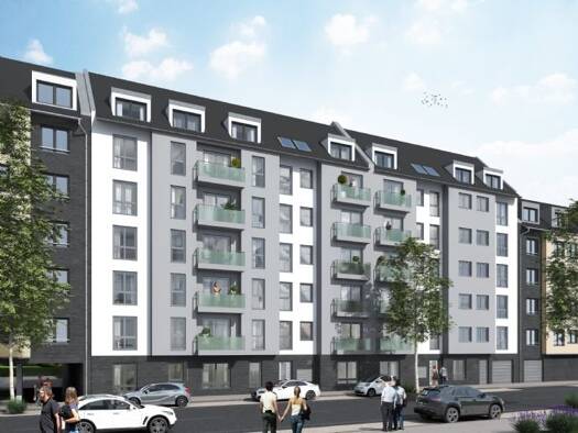 Wohnung zur Miete Wohnen auf Zeit 1.190 € 2 Zimmer 48 m² frei ab sofort Mettmannerstraße 23-25 Flingern Süd Düsseldorf 40233