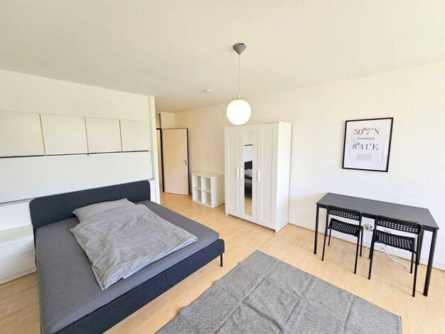 Studio zur Miete Wohnen auf Zeit 1.050 € 1 Zimmer 32 m² frei ab 01.10.2026 Birminghamstrasse Nied Frankfurt am Main 65934