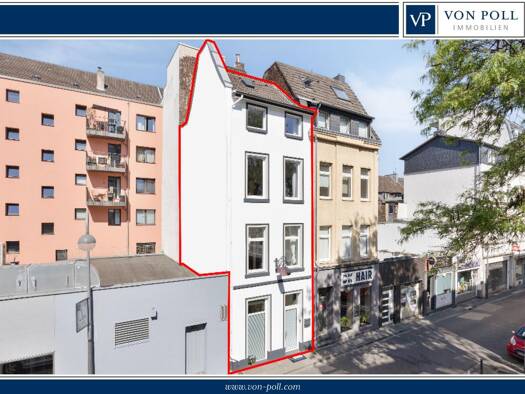 Stadthaus zum Kauf 690.000 € 4 Zimmer 89,2 m² 42,5 m² Grundstück Altstadt-Nord Köln / Altstadt-Nord 50667