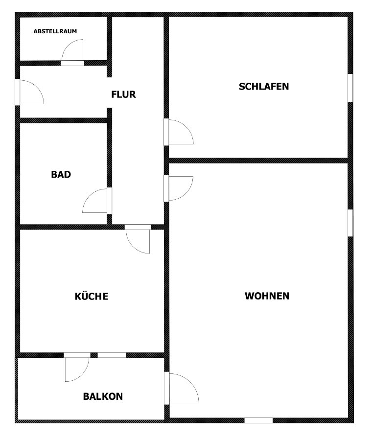 Wohnung zur Miete 355 € 2 Zimmer 62,6 m²<br/>Wohnfläche 1.<br/>Geschoss Wismarer Straße 22 Weida Riesa 01587