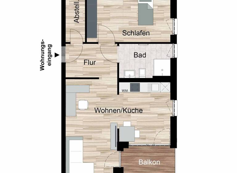 Wohnung zum Kauf - Erstbezug provisionsfrei 233.000 € 2 Zimmer 64,7 m² EG frei ab sofort Am Schüßler Ronshausen 36217