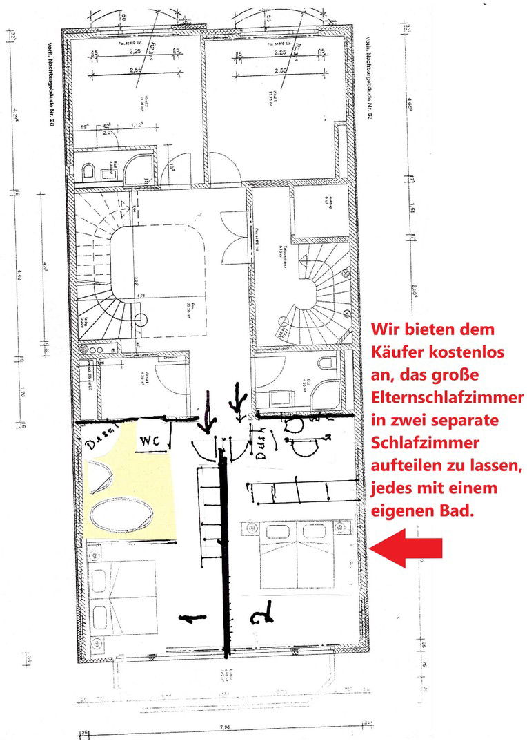 Maisonette zum Kauf provisionsfrei 3.900.000 € 5 Zimmer 220 m²<br/>Wohnfläche 2.<br/>Geschoss Winterhude Hamburg 22301