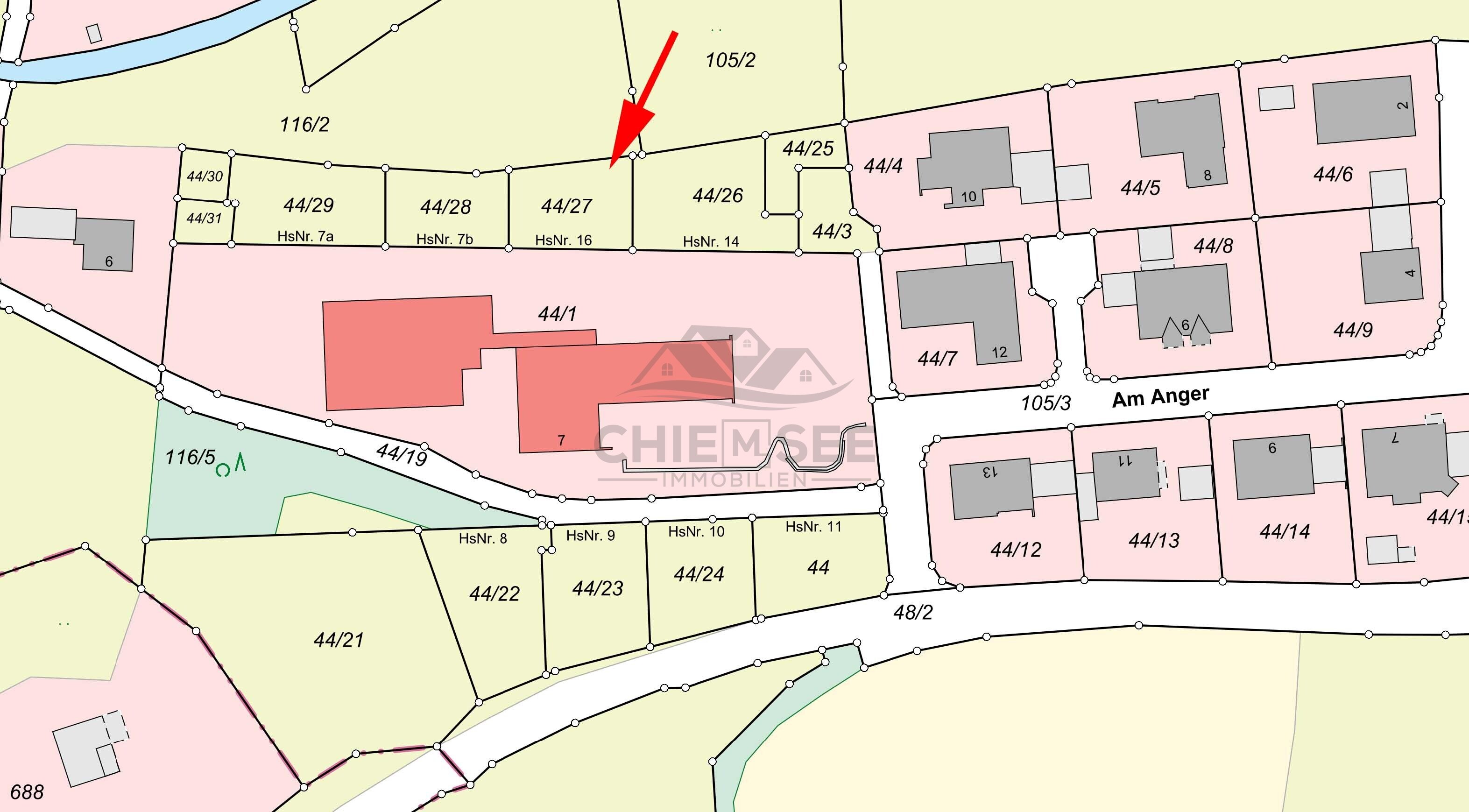 Grundstück zum Kauf provisionsfrei 130.000 € 653 m²<br/>Grundstück vorhanden<br/>Baugenehmigung Am Anger 16 Hirten Burgkirchen an der Alz 84508