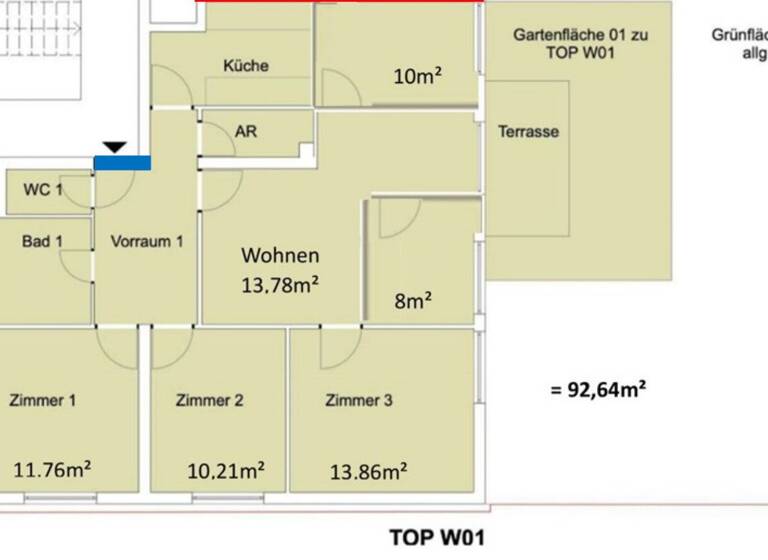 Wohnung zum Kauf 375.000 € 6 Zimmer 92,6 m² EG Achsiedlungsstraße Bregenz 6900