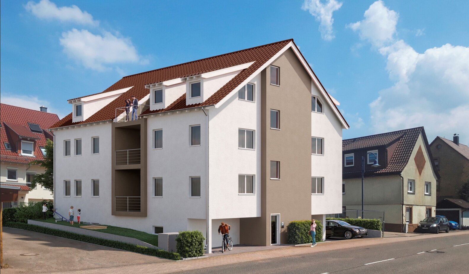 Wohnung zum Kauf provisionsfrei 363.320 € 3 Zimmer 90,8 m²<br/>Wohnfläche 1.<br/>Geschoss Huchenfelder Hauptstraße 122 Huchenfeld - Stadtviertel 144 Pforzheim 75181