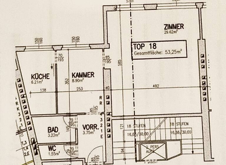 Wohnung zum Kauf 199.000 € 2 Zimmer 54 m² 4. Geschoss Wien 1210