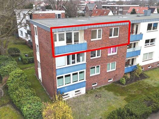 Wohnung zur Miete 890 € 3 Zimmer 88 m² 3. Geschoss frei ab 01.04.2026 Melkbrink 40 Bürgerfelde Oldenburg (Oldb) 26121