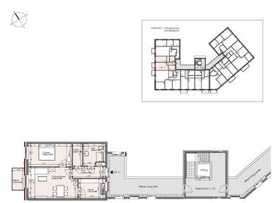 Wohnung zur Miete - Neubau nur mit Wohnberechtigungsschein 359 € 2 Zimmer 59,9 m² 1. Geschoss frei ab sofort Familie-Cohn-Str. 2 Vier Boizenburg/Elbe 19258