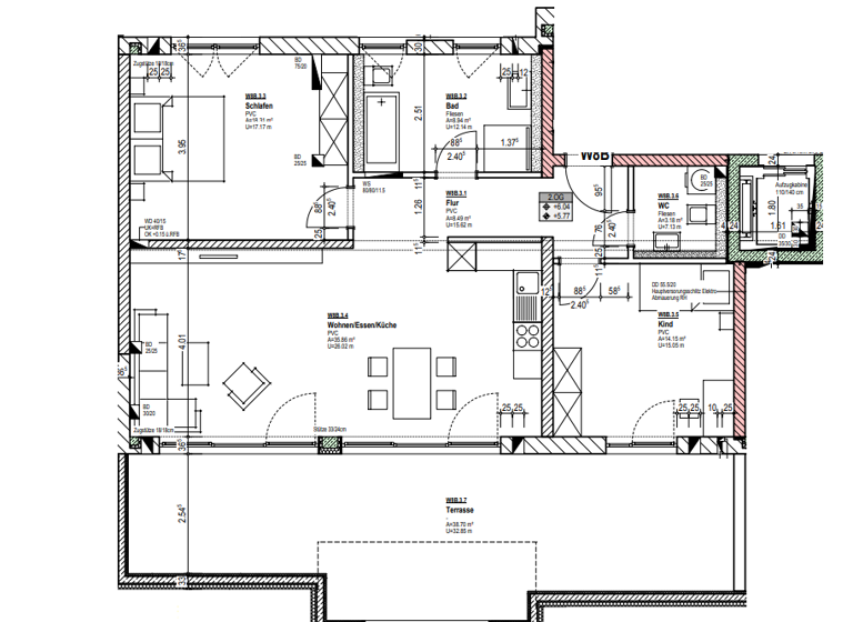 Penthouse zum Kauf provisionsfrei 499.000 € 3 Zimmer 109 m² Straubing 94315