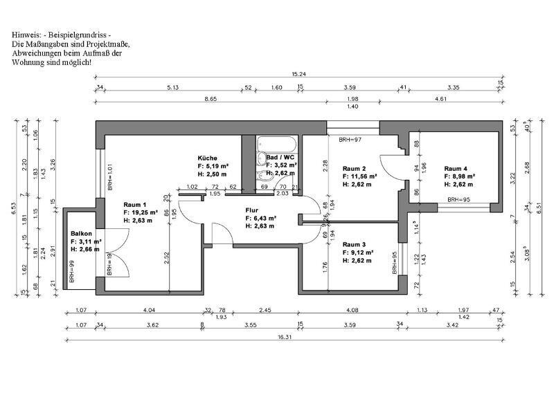 Wohnung zur Miete 340 € 4 Zimmer 64,9 m²<br/>Wohnfläche 5.<br/>Geschoss Hemingwaystraße 7 Westliche Neustadt Halle (Saale) 06126