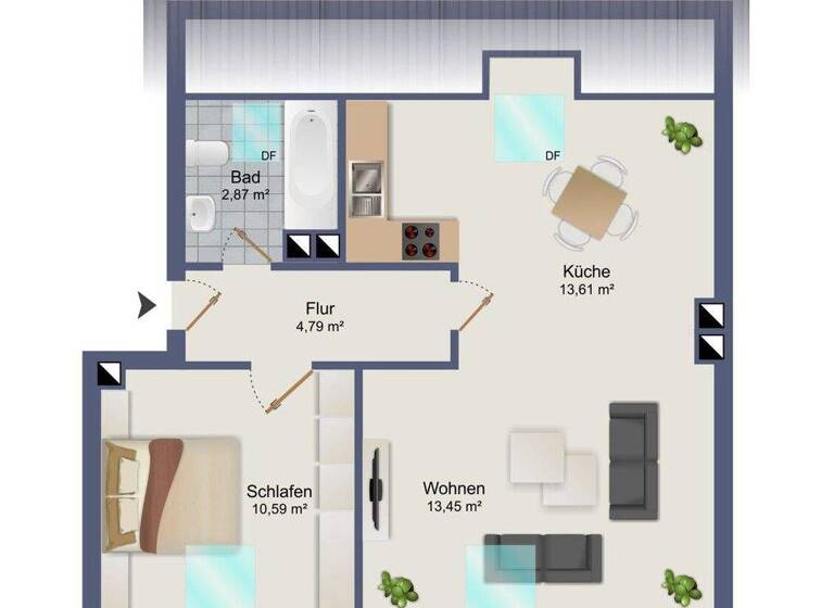 Wohnung zum Kauf 74.900 € 2 Zimmer 46 m² Lüdenscheid 58509