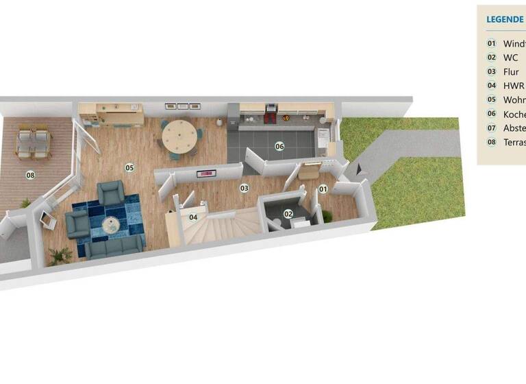 Reihenmittelhaus zum Kauf 469.000 € 4 Zimmer 110 m² 203 m² Grundstück frei ab sofort Garbsen-Mitte Garbsen 30823