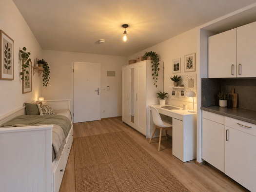Wohnung zur Miete 500 € 1 Zimmer 20 m² Geschoss -5/9 frei ab sofort Rennesstraße 41 Sieglitzhof Erlangen 91054