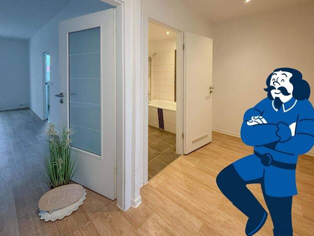 Wohnung zur Miete 382 € 2 Zimmer 56,2 m² 5. Geschoss Meseberger Weg 45 Neustädter Feld Magdeburg 39128