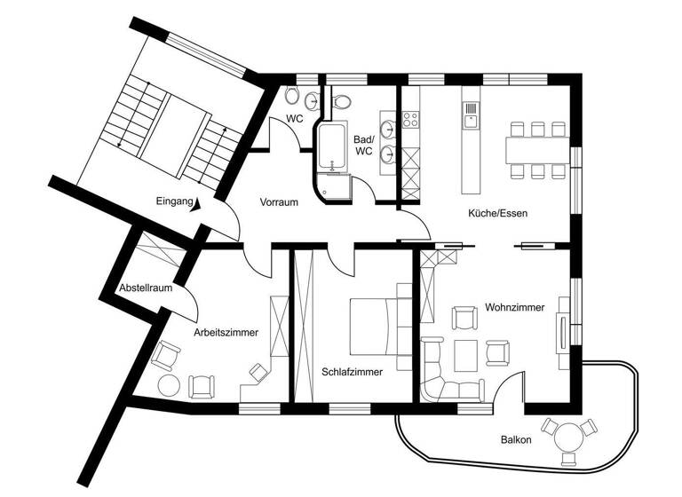 Wohnung zur Miete 1.502 € 3 Zimmer 94,1 m² Belruptstraße 59 Bregenz 6900