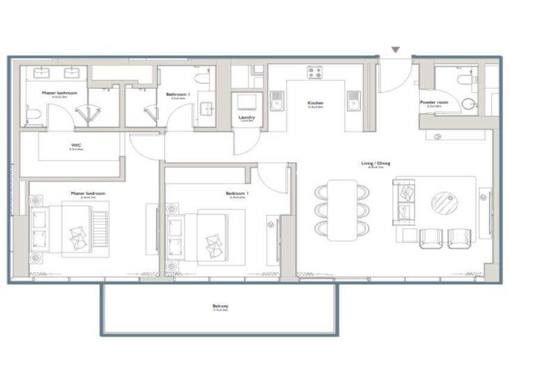 Wohnung zum Kauf provisionsfrei 1.038.281 € 3 Zimmer 149 m² Dubai