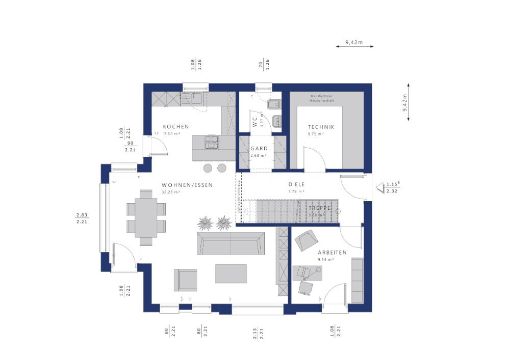 Einfamilienhaus zum Kauf provisionsfrei 639.000 € 4 Zimmer 150 m²<br/>Wohnfläche 500 m²<br/>Grundstück 31.12.2024<br/>Verfügbarkeit Dogern 79804