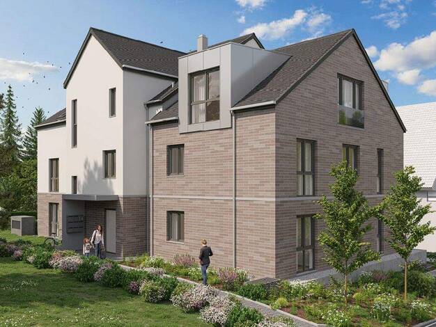 Terrassenwohnung zum Kauf - Erstbezug provisionsfrei 499.900 € 2 Zimmer 62,2 m² EG Alfred-Göbel-Weg 14 Bergen-Enkheim Frankfurt am Main 60388