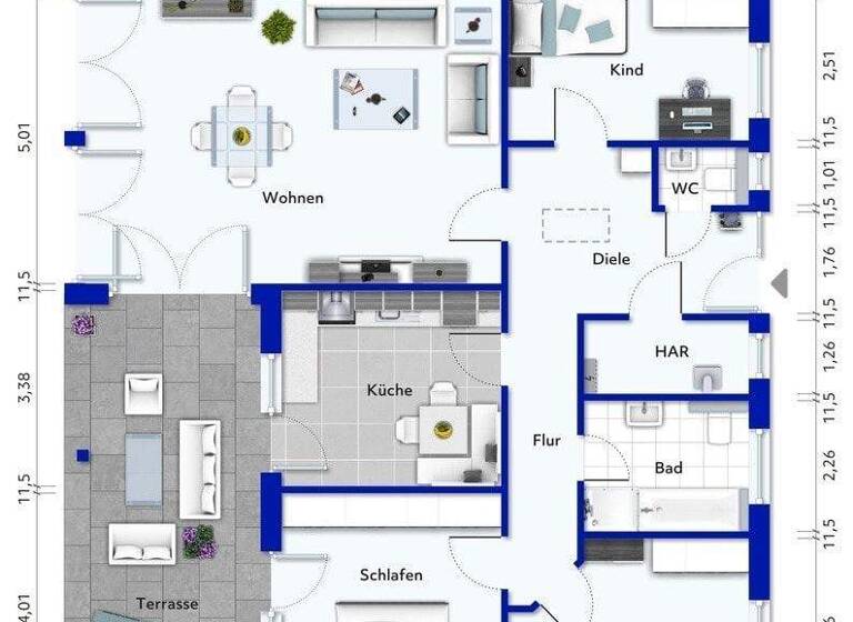 Bungalow zum Kauf 450.000 € 4 Zimmer 115 m² 523 m² Grundstück Taucha 04425