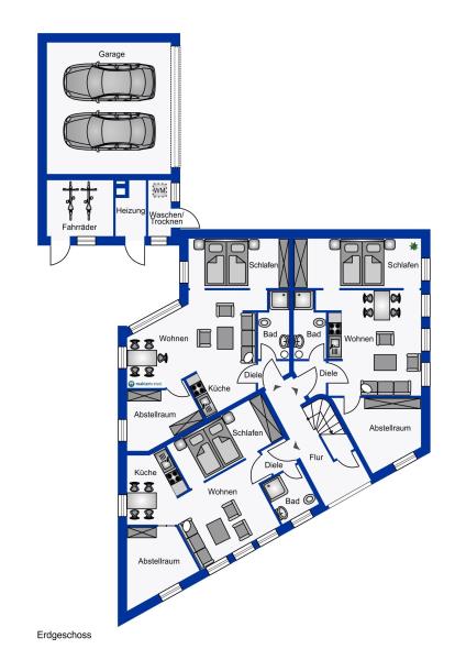 Mehrfamilienhaus zum Kauf als Kapitalanlage geeignet 665.000 € 8 Zimmer 242 m²<br/>Wohnfläche 560 m²<br/>Grundstück Bensersiel Esens OT Bensersiel 26427