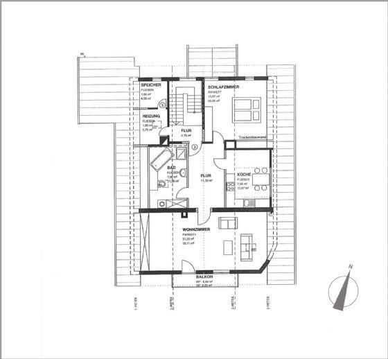 Wohnung zur Miete 1.060 € 2 Zimmer 70,6 m²<br/>Wohnfläche 2.<br/>Geschoss 01.03.2025<br/>Verfügbarkeit Ulrichstraße 2a Ebersberg Ebersberg 85560