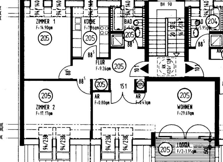 Wohnung zum Kauf 289.000 € 3 Zimmer 85,7 m² 4. Geschoss Lankwitz Berlin 12249