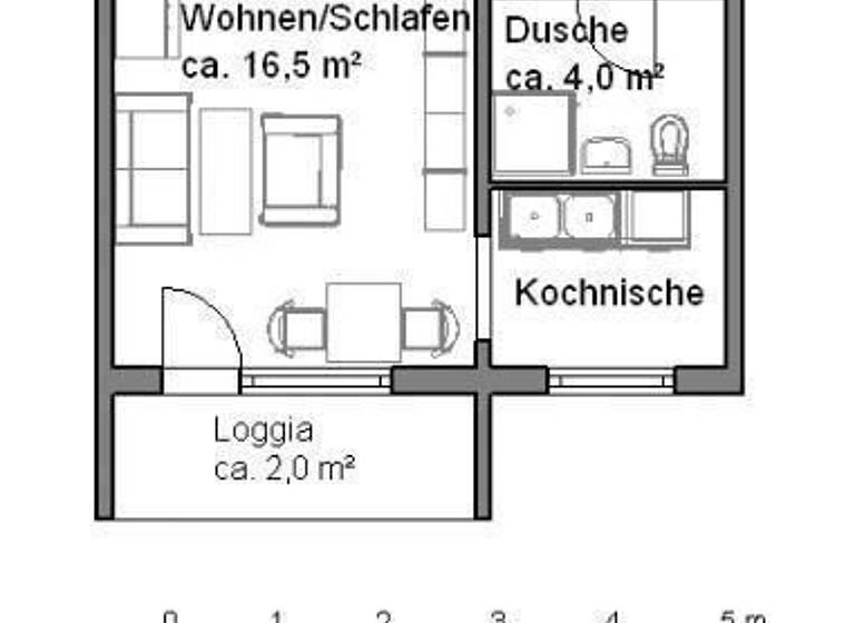Studio zur Miete 260 € 1 Zimmer 29,2 m² 3. Geschoss frei ab sofort Weinbergsweg 9 Thale 06502