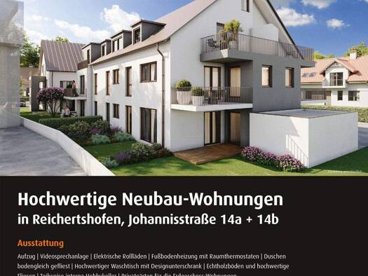 Wohnung zum Kauf - Erstbezug 489.000 € 4 Zimmer 93,4 m² EG Johannisstraße 14 Reichertshofen Reichershofen 85084