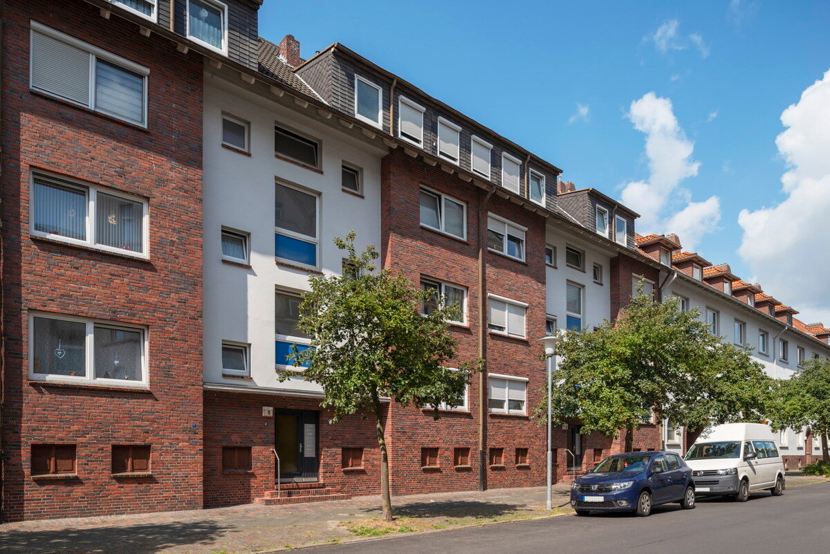 Wohnung zur Miete 363 € 2 Zimmer 55,8 m²<br/>Wohnfläche EG<br/>Geschoss 16.05.2025<br/>Verfügbarkeit Bülowstraße 8 Heppens Wilhelmshaven 26384